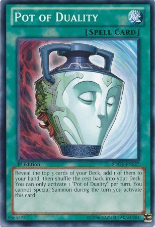 Pot of Duality (Yugioh Structure Deck: Onslaught of the Fire Kings)