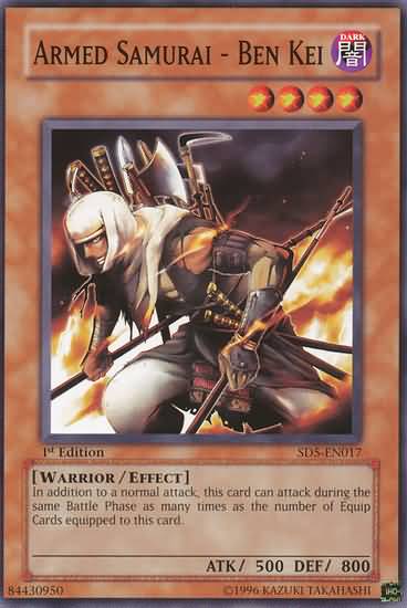 Armed Samurai - Ben Kei (Yugioh Structure Deck: Warrior's Triumph)