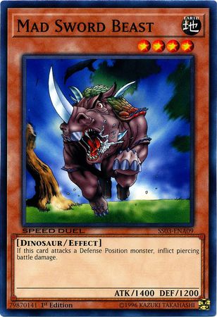 Mad Sword Beast (Yugioh Speed Duel Starter Decks: Ultimate Predators)