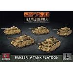 WWII Germans - Panzer IV Tank Platoon (Plastic)(Box)