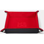 Dice Tray - Metallic Dice Games - Velvet: Red