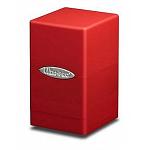 Deck Box - Satin Tower: Red (Rød) - Ultra Pro #84174