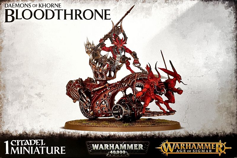 Blades of Khorne - Rendmaster, Herald of Khorne on Blood Throne / Skull Cannon - 99129915025 DO