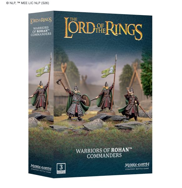 Warriors of Rohan Commanders - Middle Earth Strategy Battle Game - Games Workshop