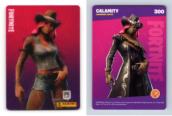Panini Fortnite: Reloaded - Movin' - Calamity (Legendary Outfit)