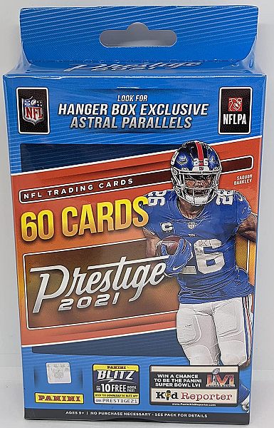 Panini NFL Prestige 2021 - Trading Card Hanger Box (60 Trading Cards)