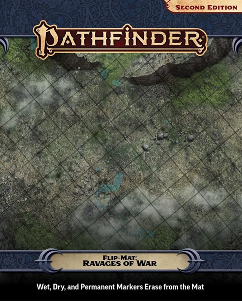 GameMastery Flip-Mat: Ravages of War - Tabletop Måtte - D&D & Pathfinder #PZO11036FM