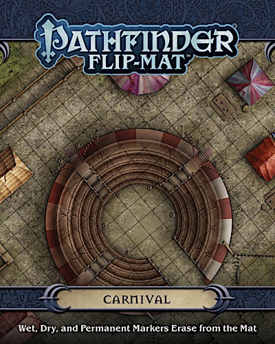 GameMastery Flip-Mat: Carnival - Tabletop Måtte - D&D & Pathfinder #PZO30091