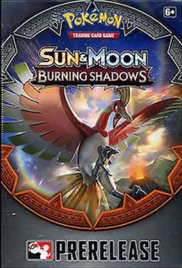 Pokemon Sun & Moon: Burning Shadows Build & Battle Kit (Prerelease Box) - Promokort, 4 Boosters og mere!