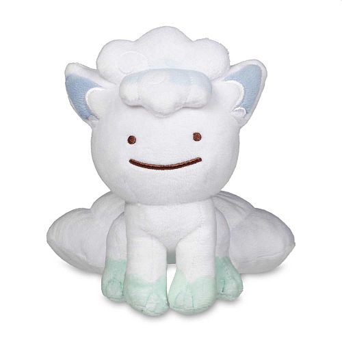 Pokémon - Ditto As Alolan Vulpix - Pokémon Center Plush/Bamse 17cm