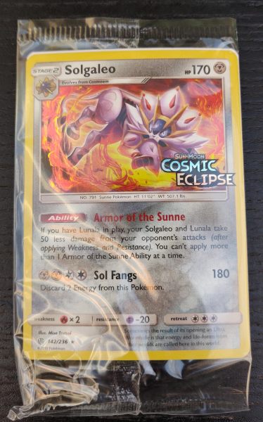 Solgaleo (142/236) [Sun & Moon: Cosmic Eclipse]