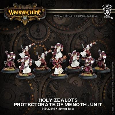 Protectorate of Menoth: Holy Zealots (Repackaging) - Unit (1 Leader & 9 Grunts) - PIP-32095