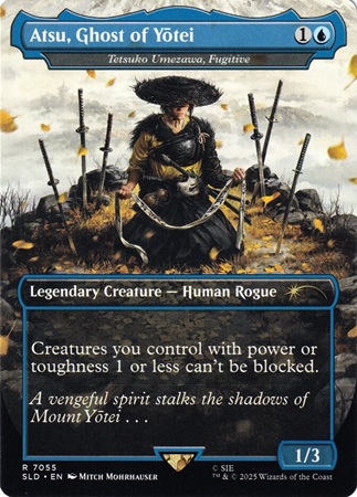 Atsu, Ghost of Yōtei (Tetsuko Umezawa, Fugitive) - Foil (Secret Lair Drop Series 2025: The PlayStation Superdrop)