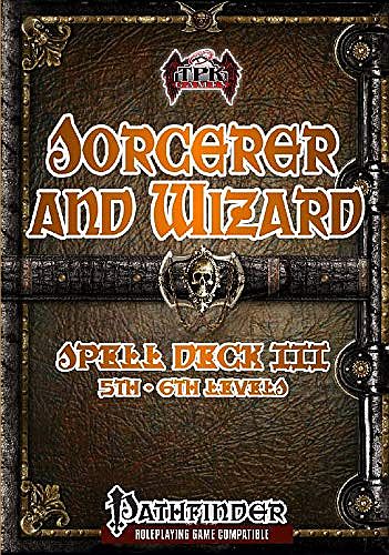 Pathfinder Tilbehør - Spell Deck: Sorcerer/Wizard 3 (Spell Level 5-6) - Total Party Kill Games