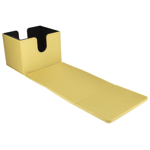 Se Deck Box - Alcove Edge: Vivid Yellow - Ultra Pro #15918 hos Kelz0r.dk