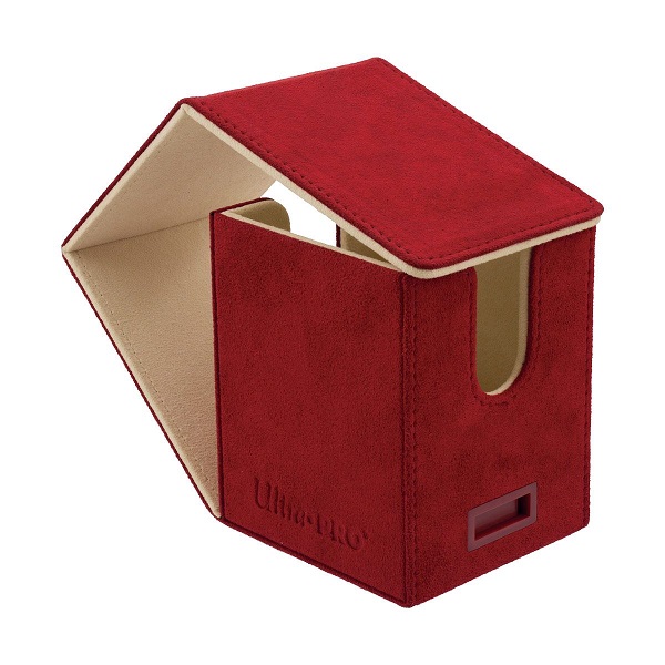 Se Deck Box - Deluxe Alcove Flip: Vivid Red - Ultra Pro #15932 hos Kelz0r.dk