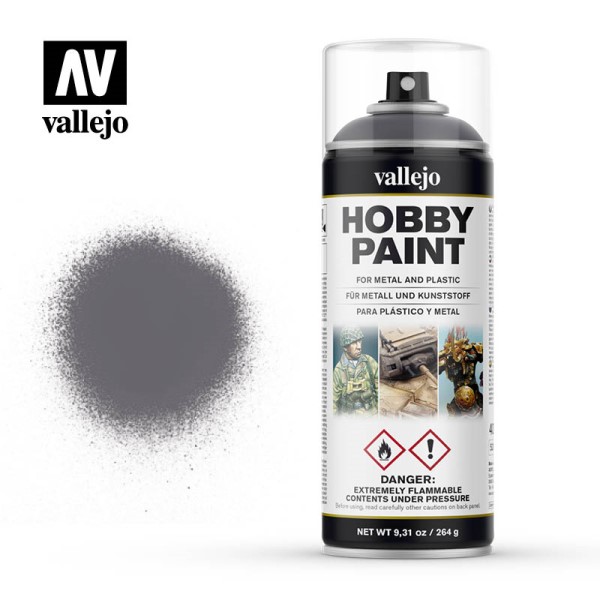 Se Vallejo - Hobby Paint Spraymaling - Fantasy Gummetal 400 Ml hos Kelz0r.dk
