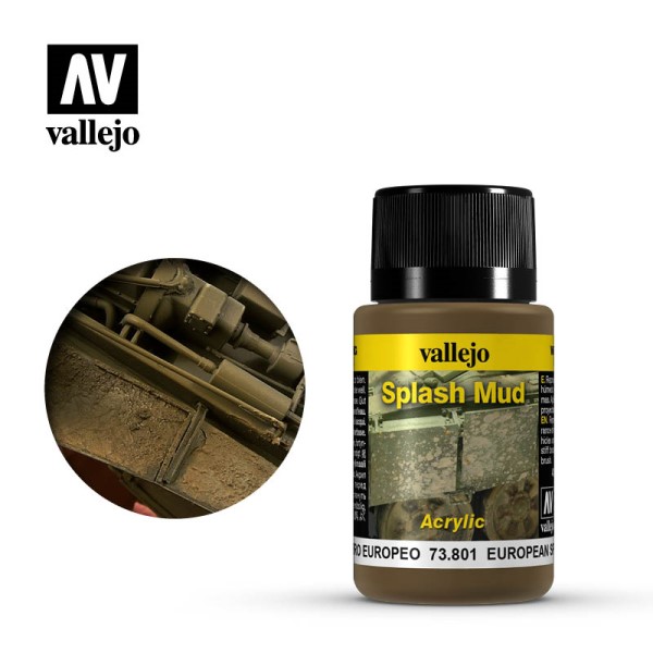 Billede af Vallejo - Weathering Effects: European Splash Mud (40 ml.)