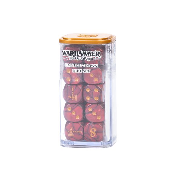 Terninger - Warhammer: The Old World: Empire of Man Dice Set (18d6 + Artillery & Scatter Dice) (2025) - 99222702001