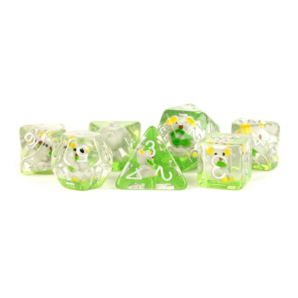 Dice - Terningesæt - 7 terninger - Fanroll: Koala Dice Set