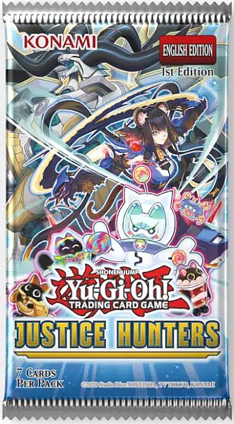 Yu-Gi-Oh! Booster Pakke Justice Hunters Booster Pack